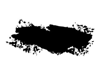 grunge brush vector assets in black and white color