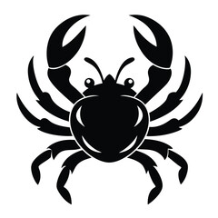 Black Crab With a White background