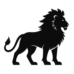 Black Lion Vector illustration