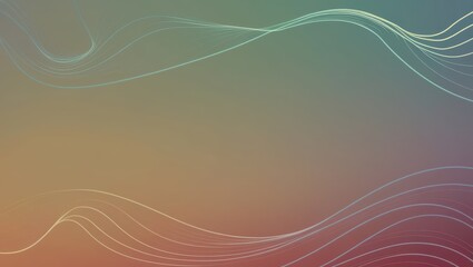 Stylized background showing smooth flowing waveform patterns in gradient tones