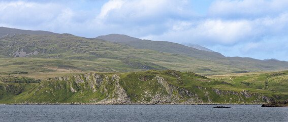 Rolling green hills of the Isle of Islay