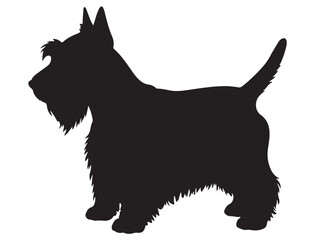SCOTTISH TERRIER DOG SILHOUETTE