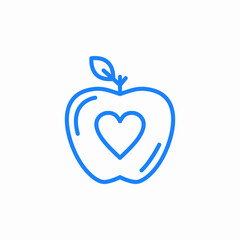 healthy food icon sign vector