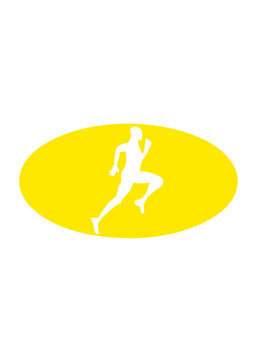 sprint athletisme logo bat sport
