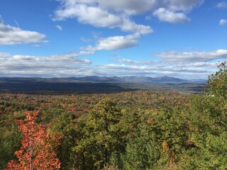autumn landscape in the mountains