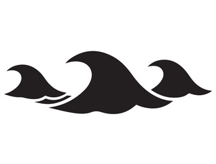 Obraz premium SEA WAVE SILHOUETTE