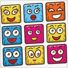 colorful--square-cartoon-faces--vibrant--expressiv (34).eps