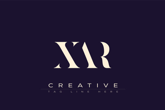 XAR abstract letter logo design. This logo is designed by three abstract letters.