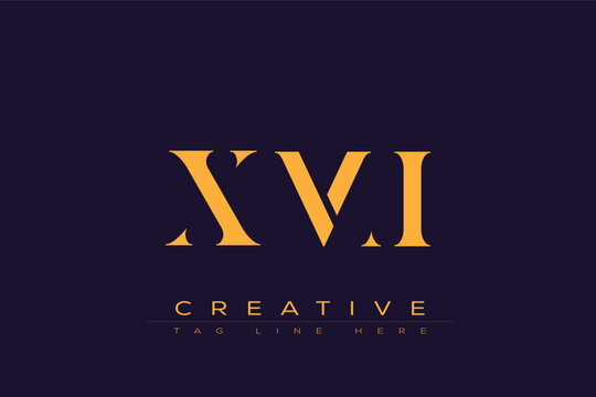 XMI abstract letter logo design. This logo is designed by three abstract letters.