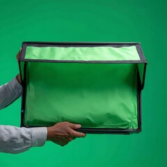 Portable Green Screen Setup for Video Production, Studio Lighting