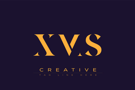 XMS abstract letter logo design. This logo is designed by three abstract letters.