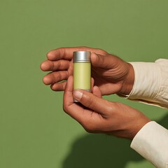 Natural Deodorant in Hands: Eco-Friendly Personal Care