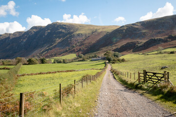 Views from the Lake District in England, UK