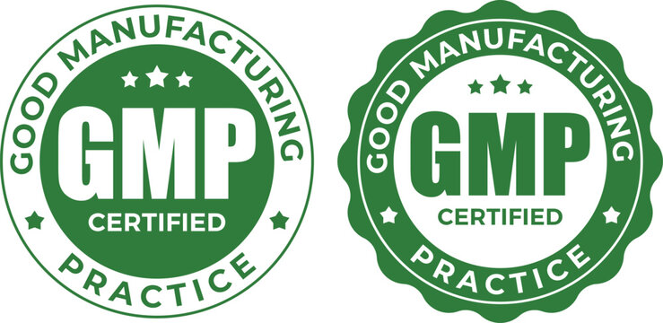 GMP quality certificate vector illustration isolated on white background