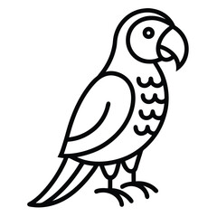 Vector illustration of a Parrot
