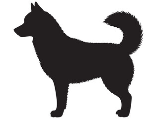 SIBERIAN HUSKY SILHOUETTE