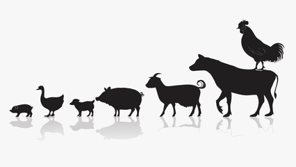 set of animals
