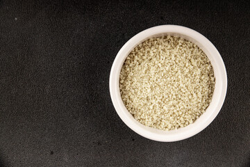 Food salt crystals sea food salt spices food additive gourmet food background on the table rustic...