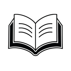 Open book illustration new chapter begins education knowledge reading learning concept