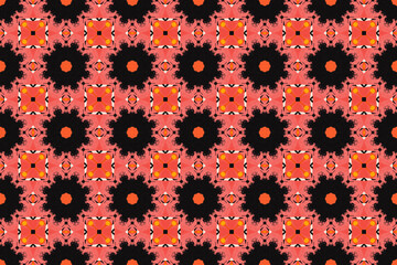 Seamless Digital Decoration Wallpaper Texture Endless Interior Template Perspective Cloth Luxury Visual Design Shape Art Textile Background Fashion Fabric Geometric Graphic Tile Symmetric Pattern.