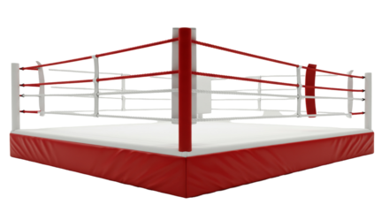 Boxing Ring  Ring isolated on transparent background, UFC Ring PNG