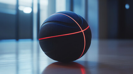 Smart basketball with builtin sensors measuring shot accuracy, speed, and spin rate