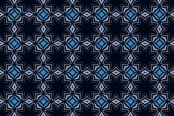 Seamless Digital Decoration Wallpaper Texture Endless Interior Template Perspective Cloth Luxury Visual Design Shape Art Textile Background Fashion Fabric Geometric Graphic Tile Symmetric Pattern.