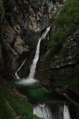Obraz premium Savica Waterfall, Slovenia