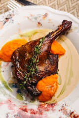 delicious dinner latin american cuisine dish