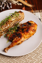 delicious dinner latin american cuisine dish