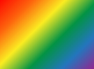 Obraz premium Smooth LGBTQ Rainbow Pride Gradient Background