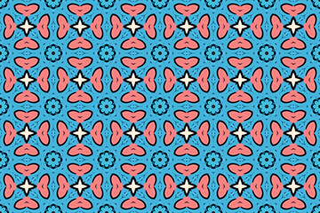 Seamless Geometric Design Cloth Visual Symmetric Graphic Textile Texture Fabric Interior Decoration Template Endless Wallpaper Digital Tile Art Perspective Fashion Background Luxury Shape Pattern.