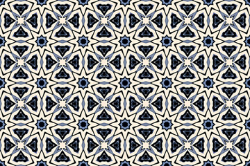 Seamless Geometric Design Cloth Visual Symmetric Graphic Textile Texture Fabric Interior Decoration Template Endless Wallpaper Digital Tile Art Perspective Fashion Background Luxury Shape Pattern.