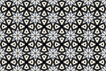 Seamless Geometric Design Cloth Visual Symmetric Graphic Textile Texture Fabric Interior Decoration Template Endless Wallpaper Digital Tile Art Perspective Fashion Background Luxury Shape Pattern.