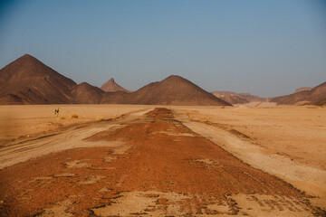 road in desert