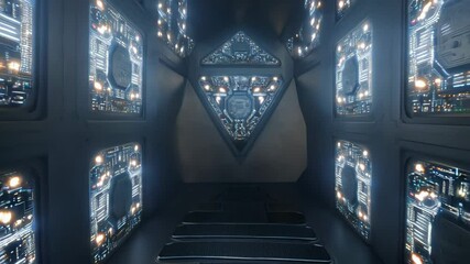 An exquisitely detailed ancient bronze disk with engraved patterns and a central lock mechanism, embodying the concept of mystery and deciphering - Powered by Adobe