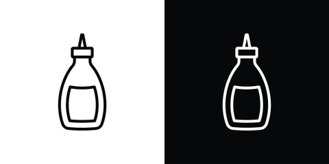 Sauce icon set in line.