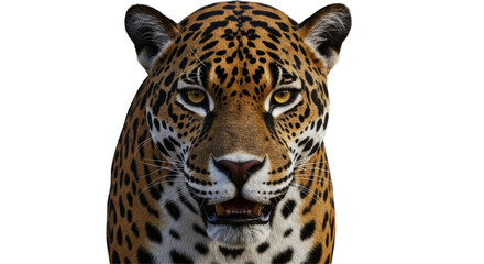 Obraz premium Close-up Of Jaguar isolated, Cutout 