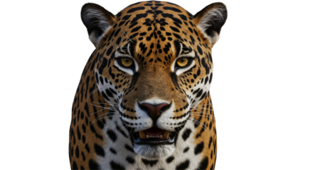 Close-up Of Jaguar isolated, Cutout 