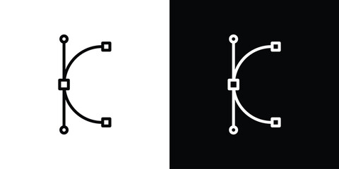 vector icon set in line.