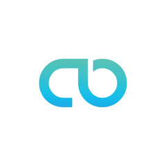 ao abstract logo modern style