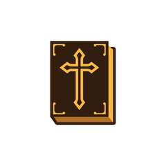 Obraz premium bible abstract logo modern style