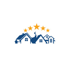 Fototapeta premium real estate abstract logo modern style