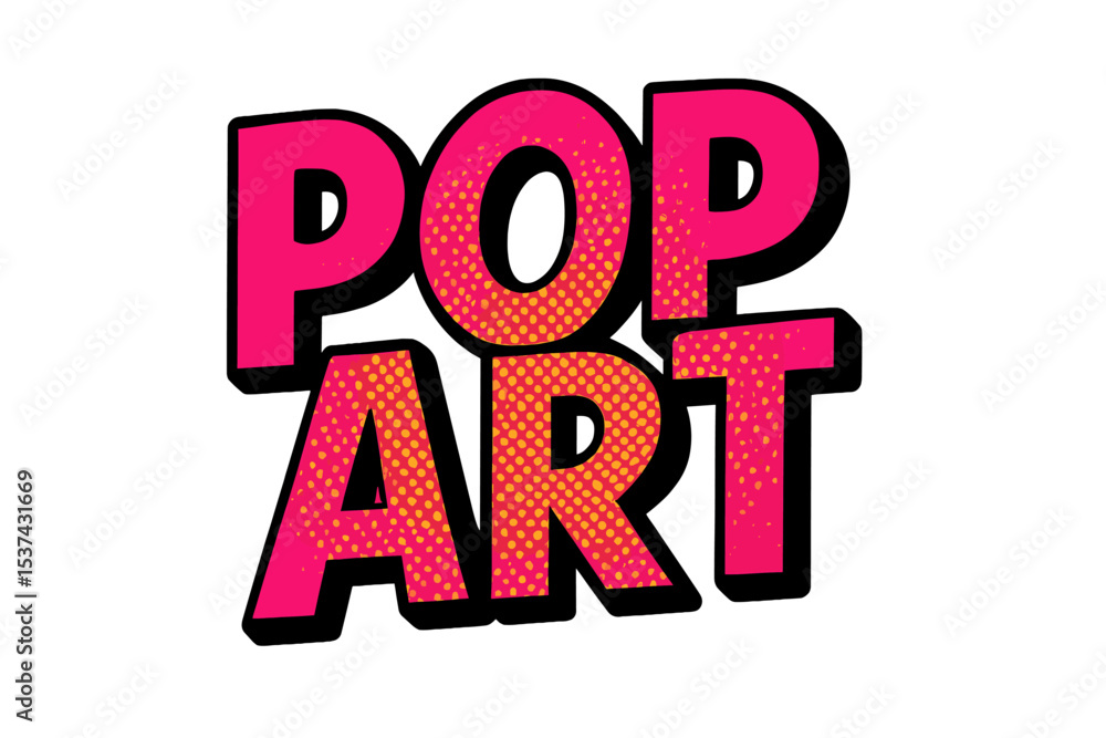 Poster the pop art font effect has a modern retro old style with a rich texture pattern and shadow, and it 