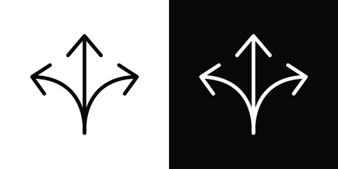 Flexibility icon set in line.