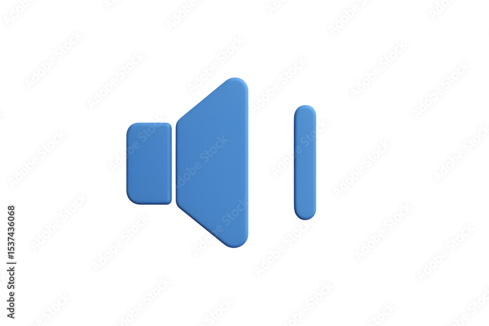 Poster volume indicator with vertical bars on black background illustrates sound levels for multimedia appl