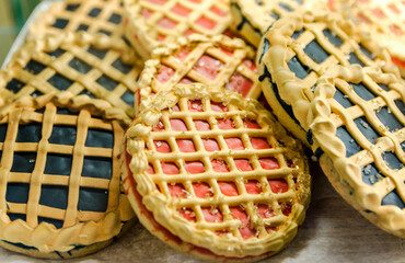 Obraz premium Shortbread cookies baked for Pi Day at a bakery in Northport Alabama