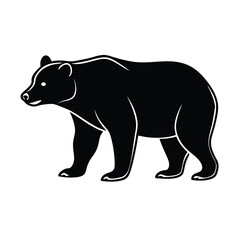 Fototapeta premium BEAR silhouette design market and brands