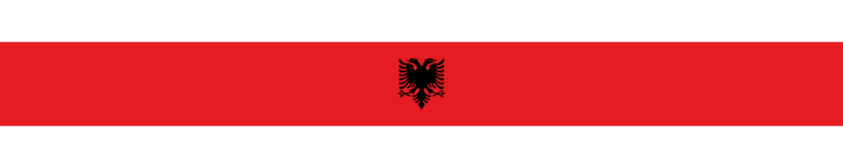 Albania flag ribbon