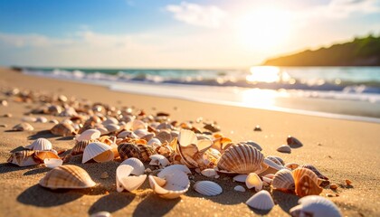 seashells on beach